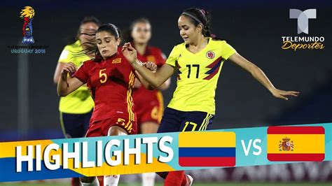 spain vs colombia highlights